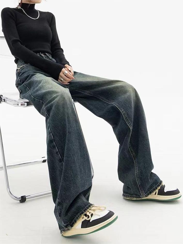 Modne damskie jeansy baggy w stylu retro – połączenie wygody i stylu