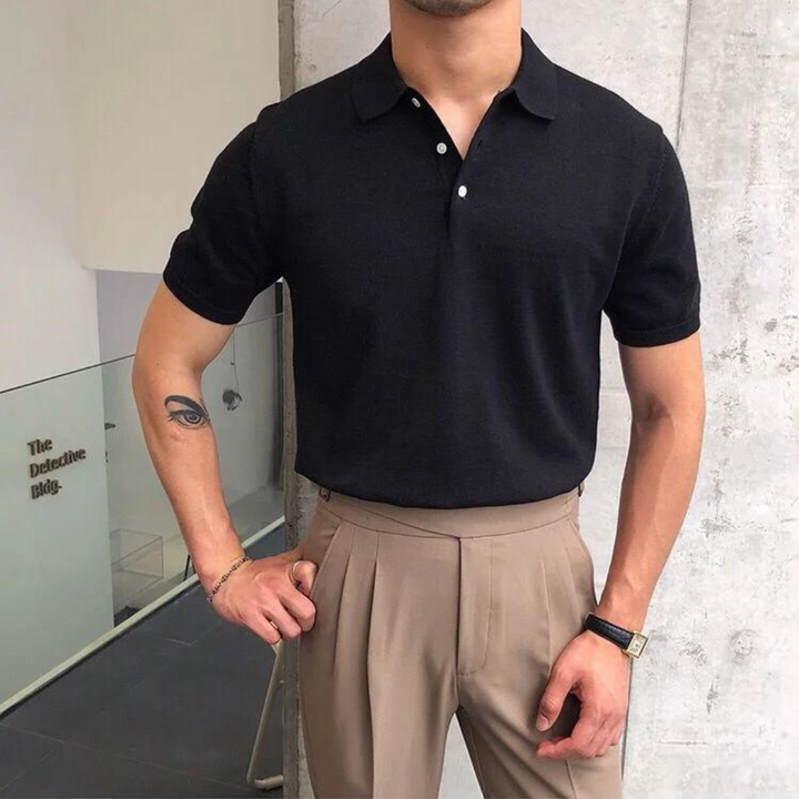 Stilvolles und bequemes Herren-Poloshirt für einen eleganten Look