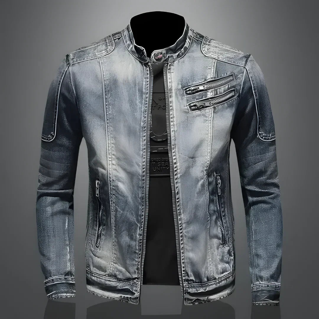 Moderne Herren-Zip-up-Jacke - stilvoll und elegant