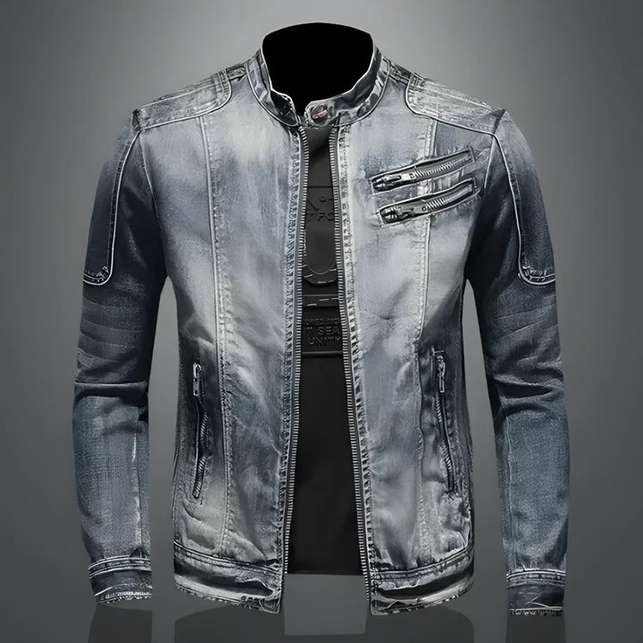 Moderne Herren-Zip-up-Jacke - stilvoll und elegant