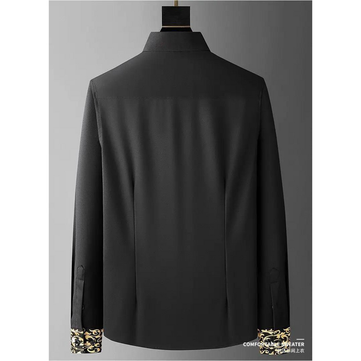 Stylowa męska koszula z eleganckim japońskim wzorem