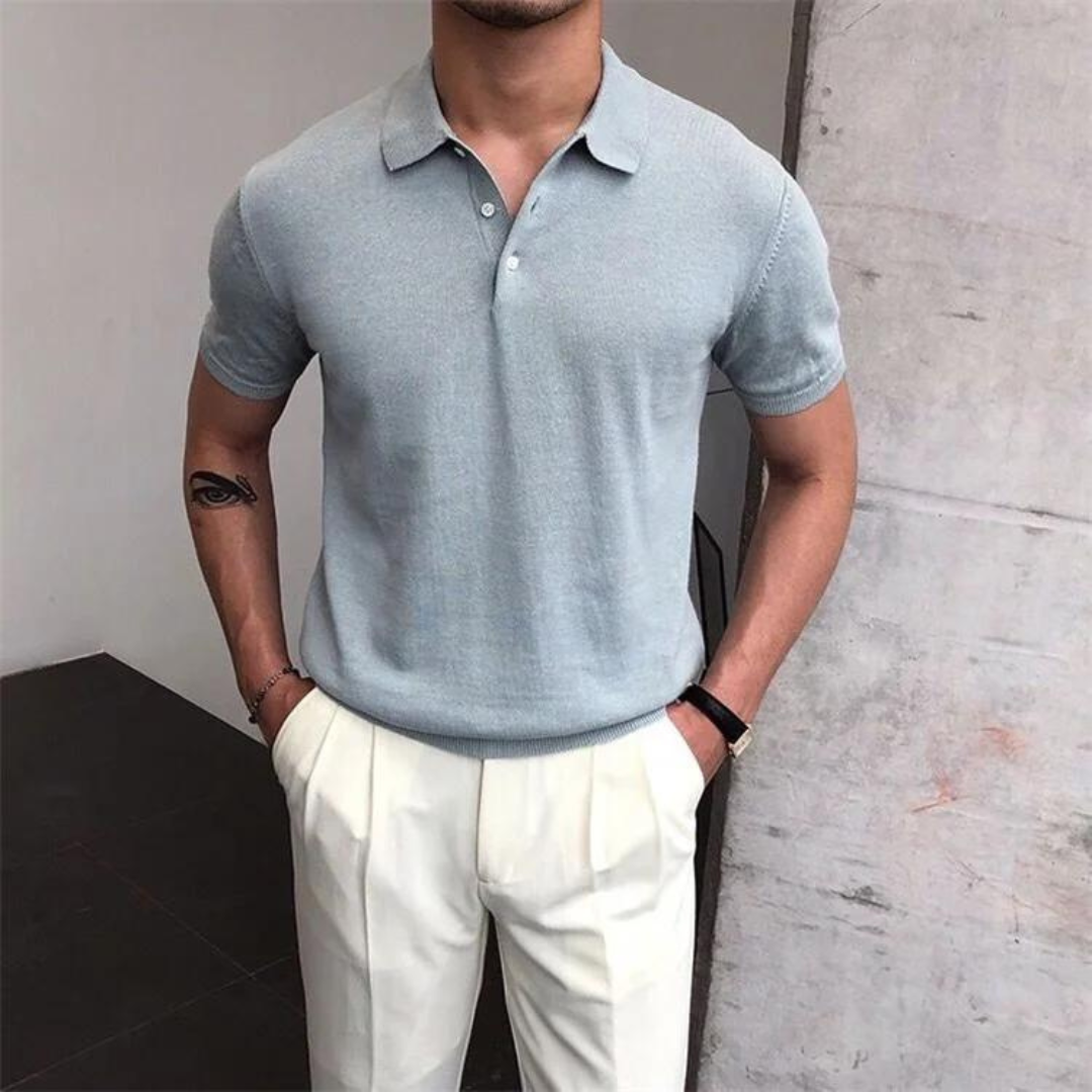Stilvolles und bequemes Herren-Poloshirt für einen eleganten Look