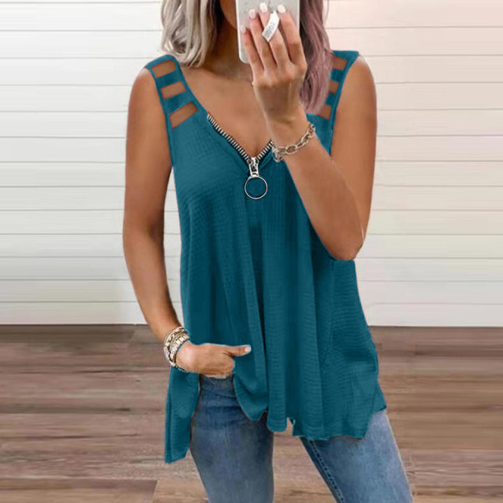 Stylische ärmellose Damenbluse - eine elegante und modische Ergänzung Ihrer Garderobe
