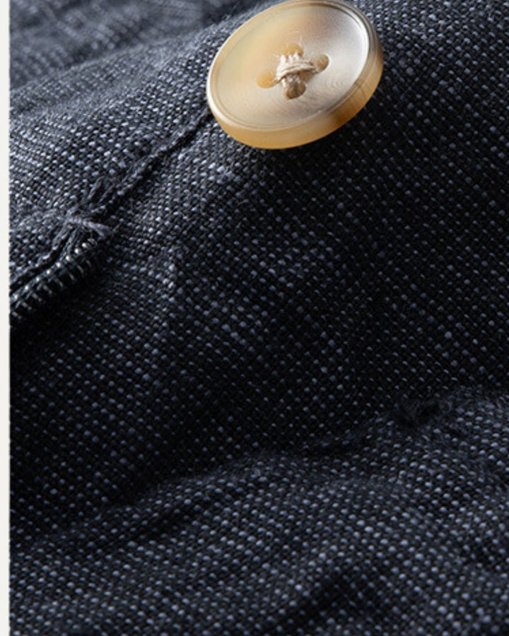 Stylische Herren-Leinen-Shorts für den Sommer im schicken Portofino-Stil