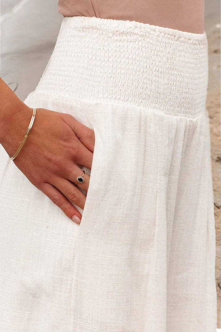 Modische Damenhose mit hoher Taille für eleganten Komfort