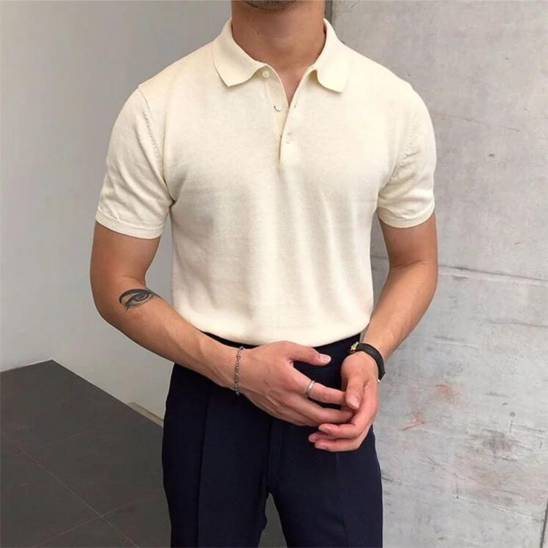 Stilvolles und bequemes Herren-Poloshirt für einen eleganten Look