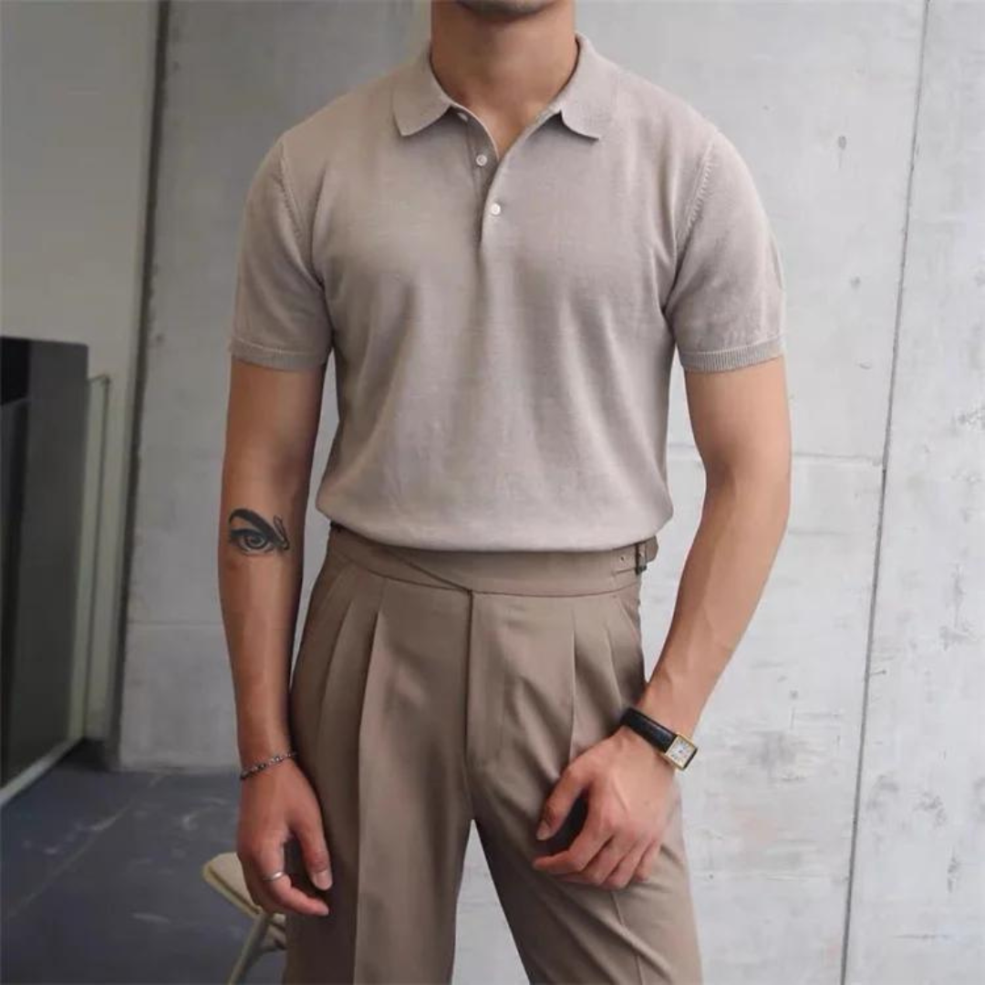 Stilvolles und bequemes Herren-Poloshirt für einen eleganten Look