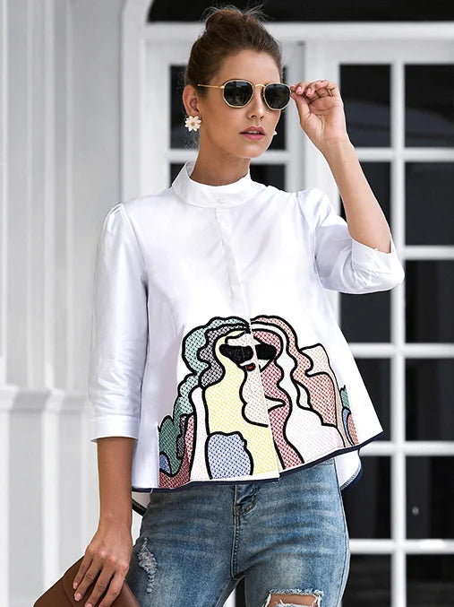 Stylisches Damenoberteil für einen einzigartigen und modischen Look