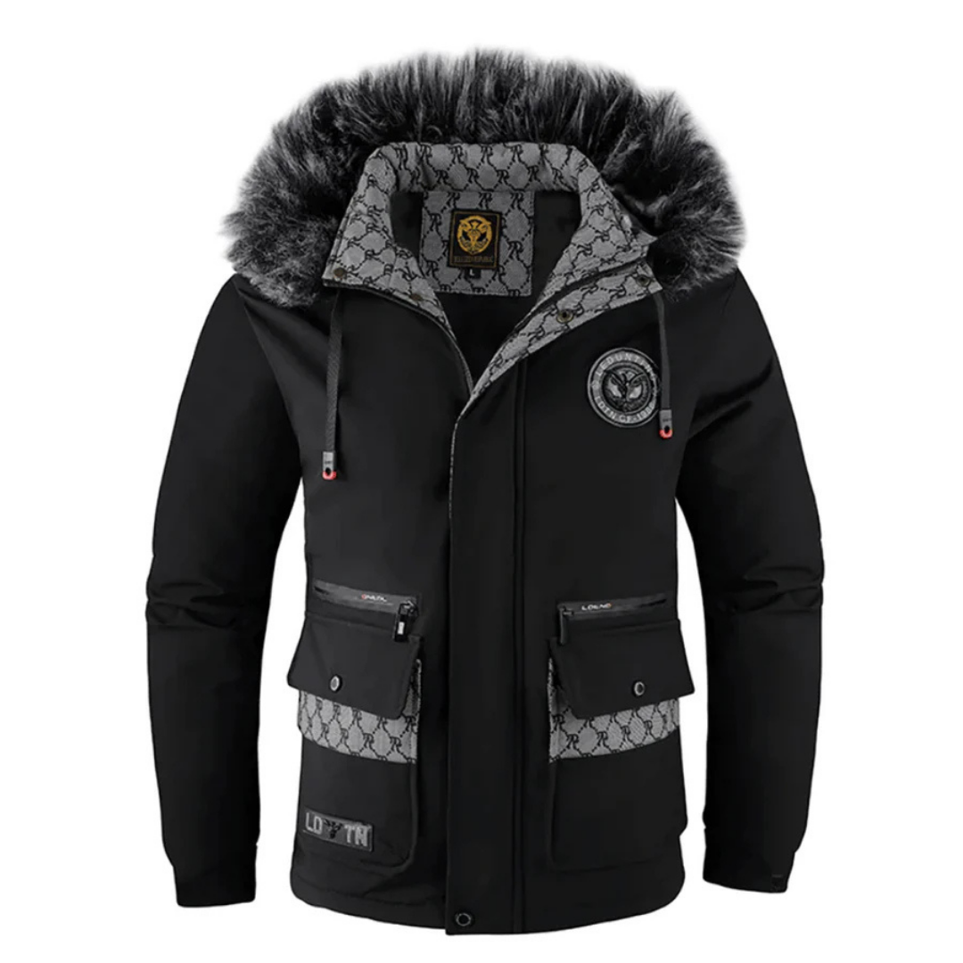 Herren-Winterparka-Jacke mit Kapuze - maximaler Kälteschutz und modischer Look