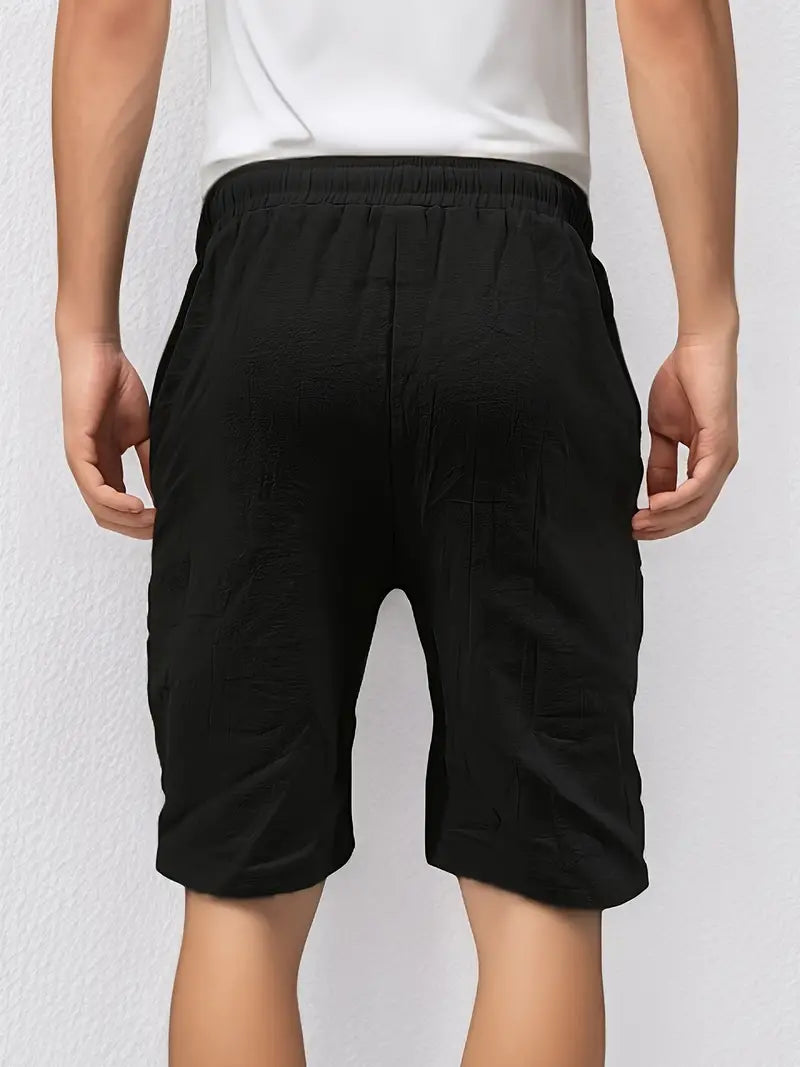 Stylowe i wygodne męskie szorty lniane – idealne na lato dla swobodnego i modnego wyglądu