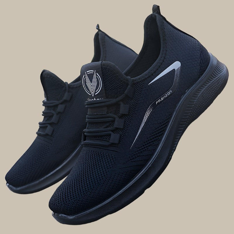 Modische schwarze Herren-Slipper mit bequemer ergonomischer Sohle