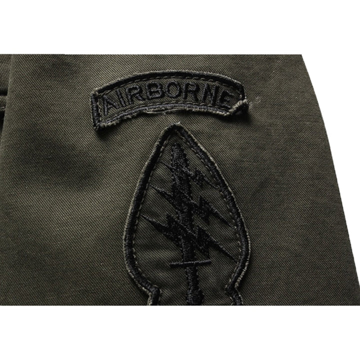 Stylische langärmelige Herren-Motorradjacke mit modernem Reißverschluss - eine elegante und bequeme Wahl für jede Strecke