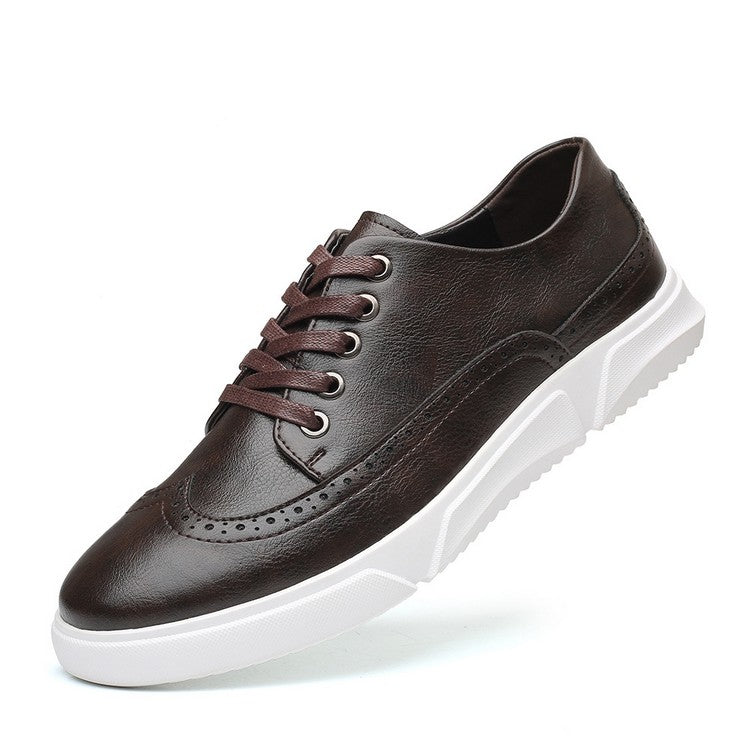 Elegante Herren-Sportschuhe aus Leder - ideal für elegante Freizeitkleidung