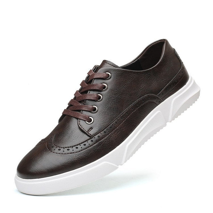 Elegante Herren-Sportschuhe aus Leder - ideal für elegante Freizeitkleidung