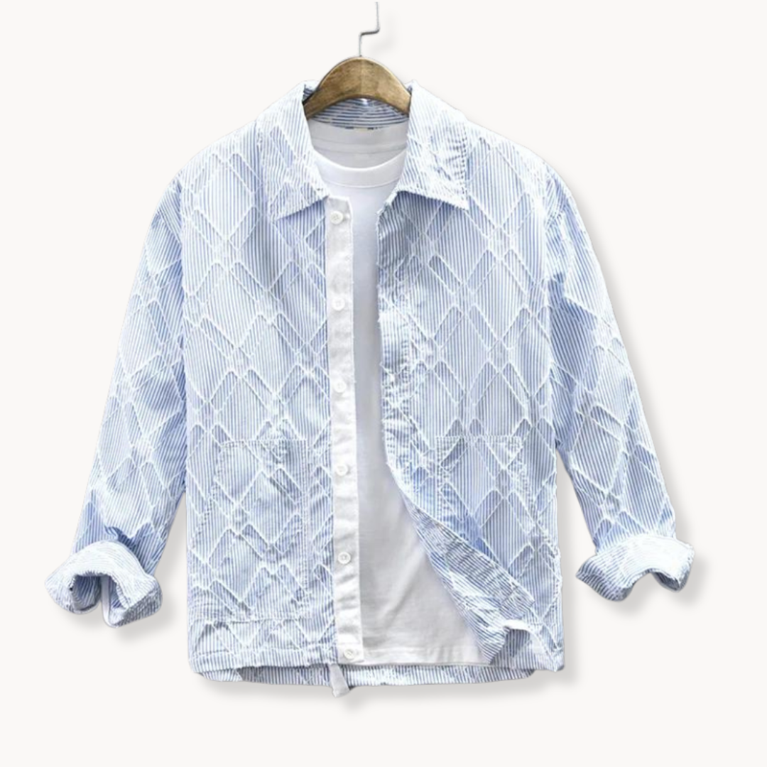 Stilvolles Herren-Business-Sweatshirt in einem eleganten, klassischen Blauton