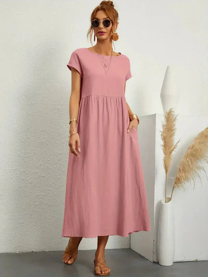 Stilvolles und elegantes langes Damenkleid für besondere Anlässe