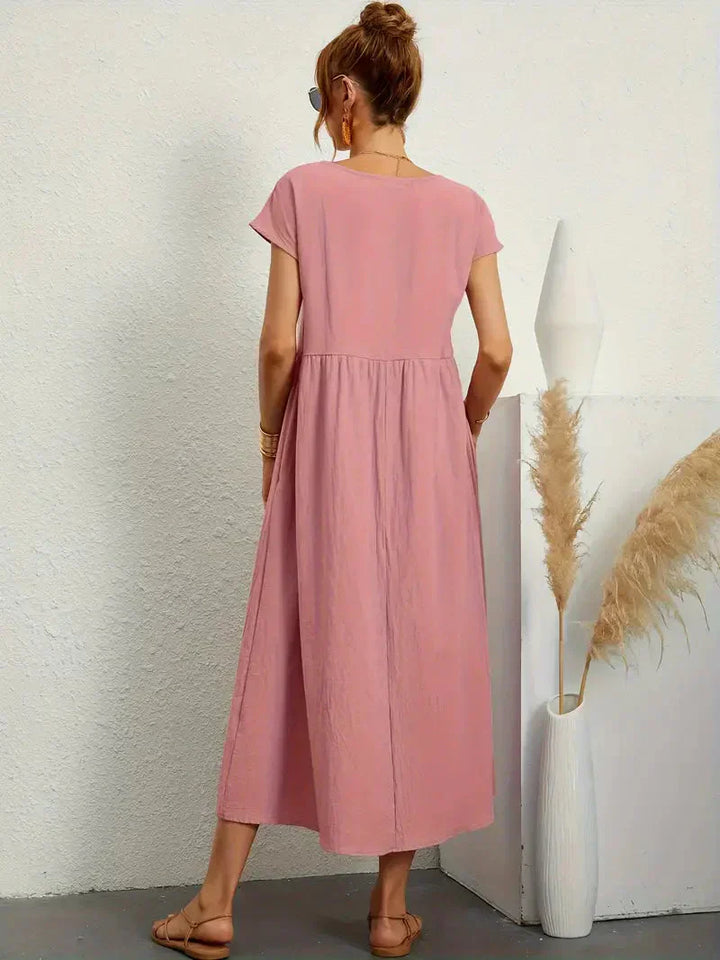 Stilvolles und elegantes langes Damenkleid für besondere Anlässe