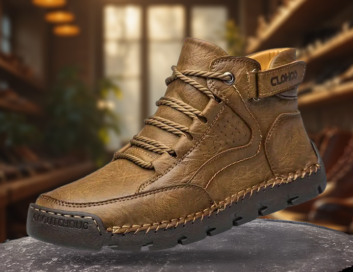 Bequeme und stilvolle orthopädische Schuhe für Männer aus hochwertigem Leder für optimalen Halt und Unterstützung