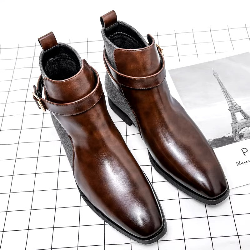 Elegante, handgefertigte Herrenschuhe aus luxuriösem Leder