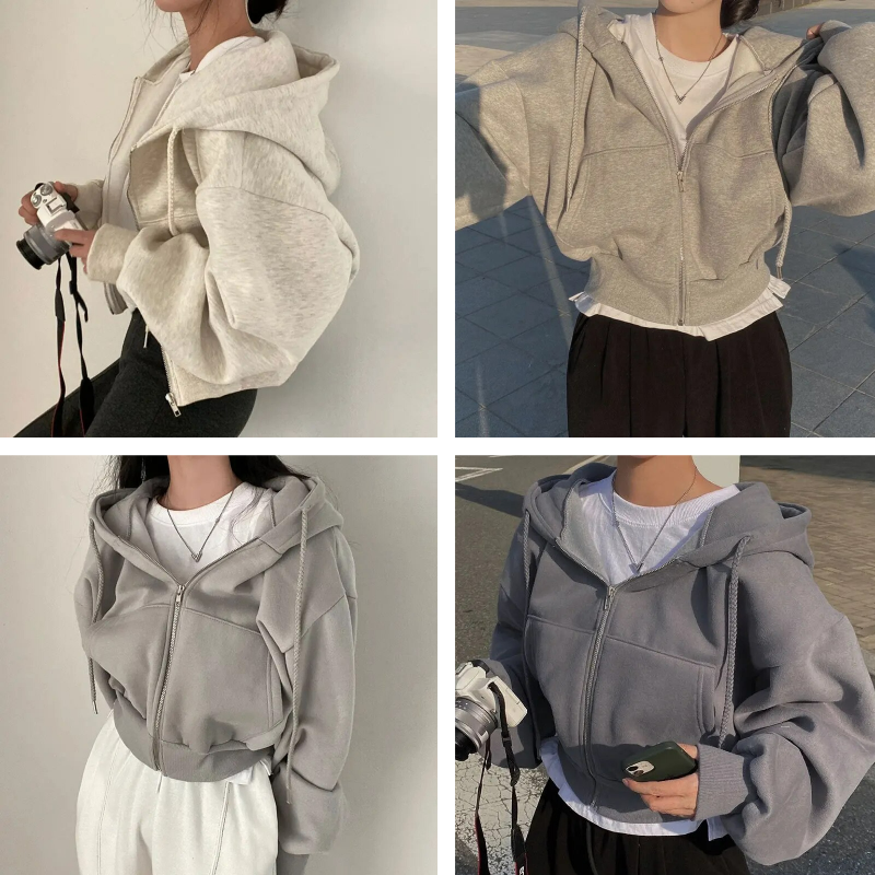 Stylischer und bequemer Oversize-Kapuzenpullover für Frauen