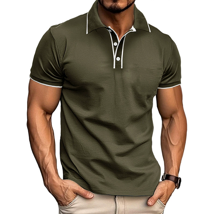 Modisches Kurzarm-Poloshirt für Herren für einen eleganten und modischen Look
