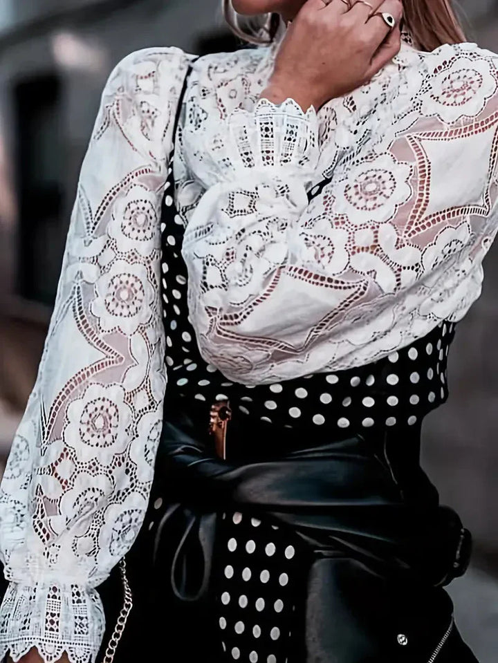 Stylowa i elegancka koronkowa bluzka damska – doskonały wybór na wyjątkowe okazje