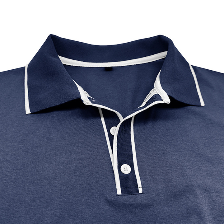 Modisches Kurzarm-Poloshirt für Herren für einen eleganten und modischen Look
