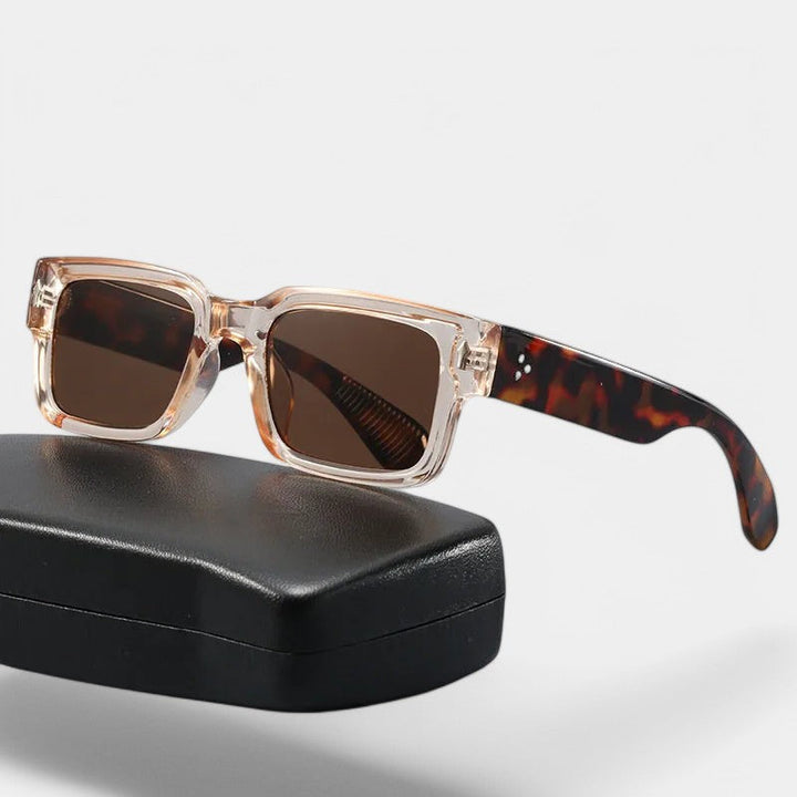 Luise | Trendy Zonnebril met Vlekkend Tortoise Montuur for a Chic en Modieus Uitstraling