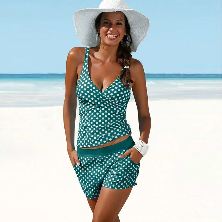 Ensemble de Tankini Élégant et Flatteur pour un Look Sophistiqué