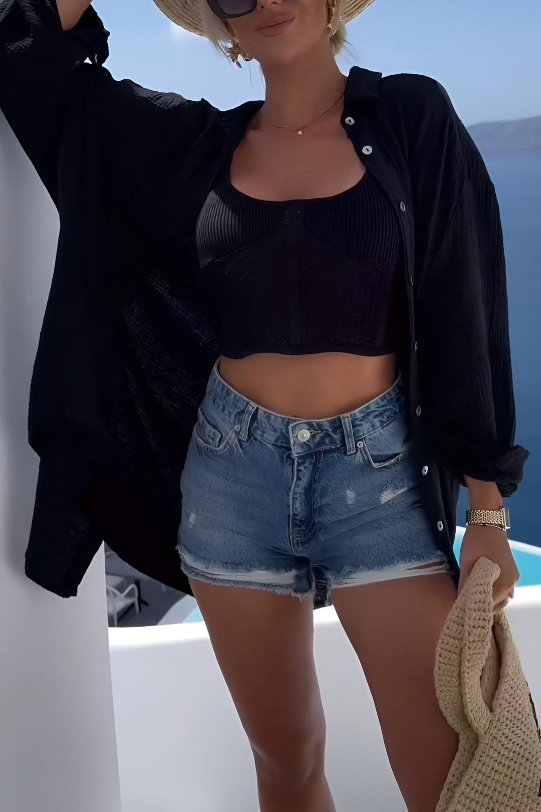 Stilvolle und elegante Sommerbluse für die modische Frau