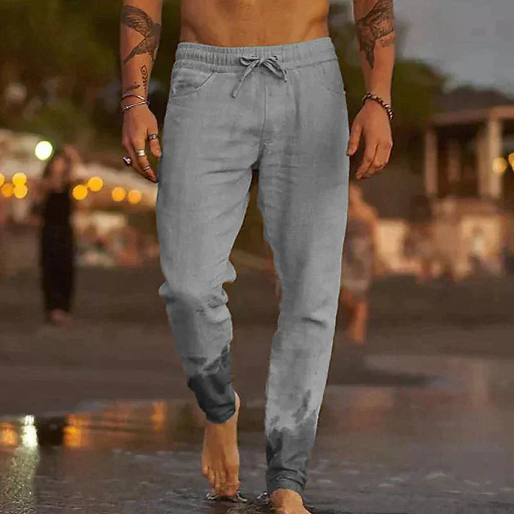 Pantaloni Uomo in Lino Mattia™ - Stil, Raffinesse und Komfort für jede Art von Abenteuer