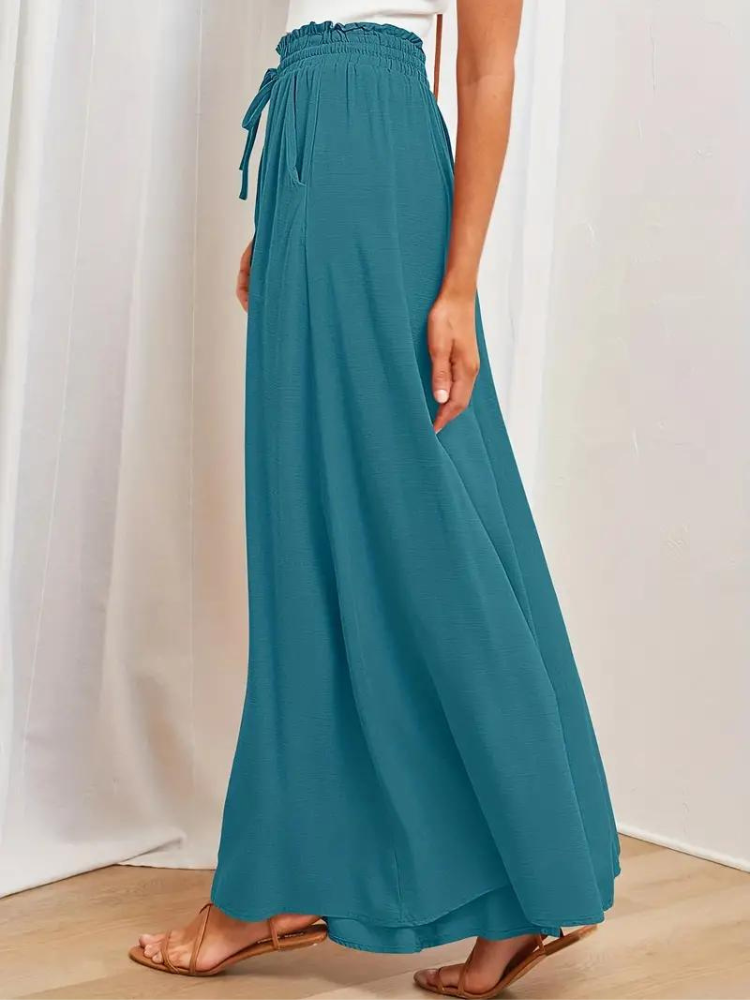 Stylowe i eleganckie damskie spodnie z wysokim stanem dla modnego wyglądu