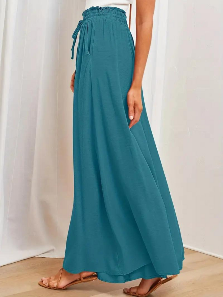 Stylowe i eleganckie damskie spodnie z wysokim stanem dla modnego wyglądu