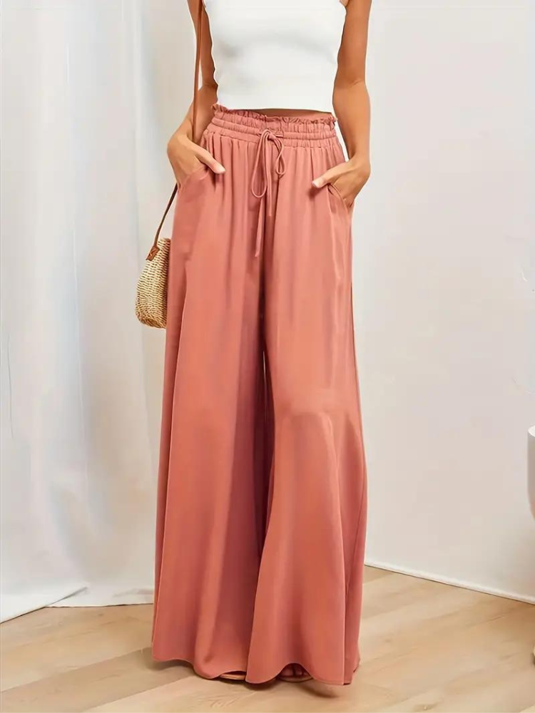 Stylowe i eleganckie damskie spodnie z wysokim stanem dla modnego wyglądu