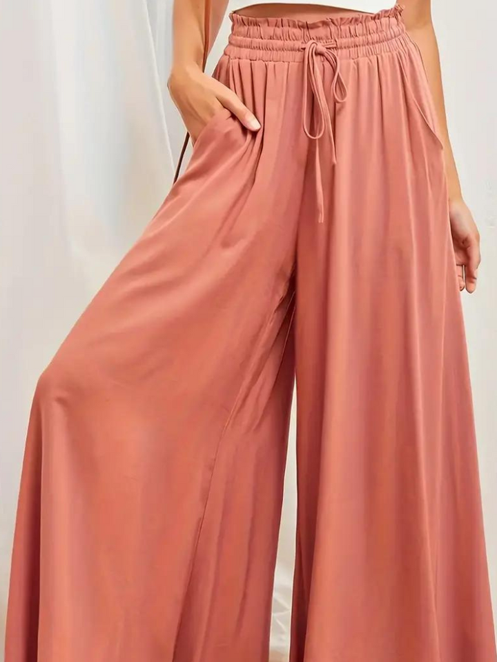 Stylowe i eleganckie damskie spodnie z wysokim stanem dla modnego wyglądu