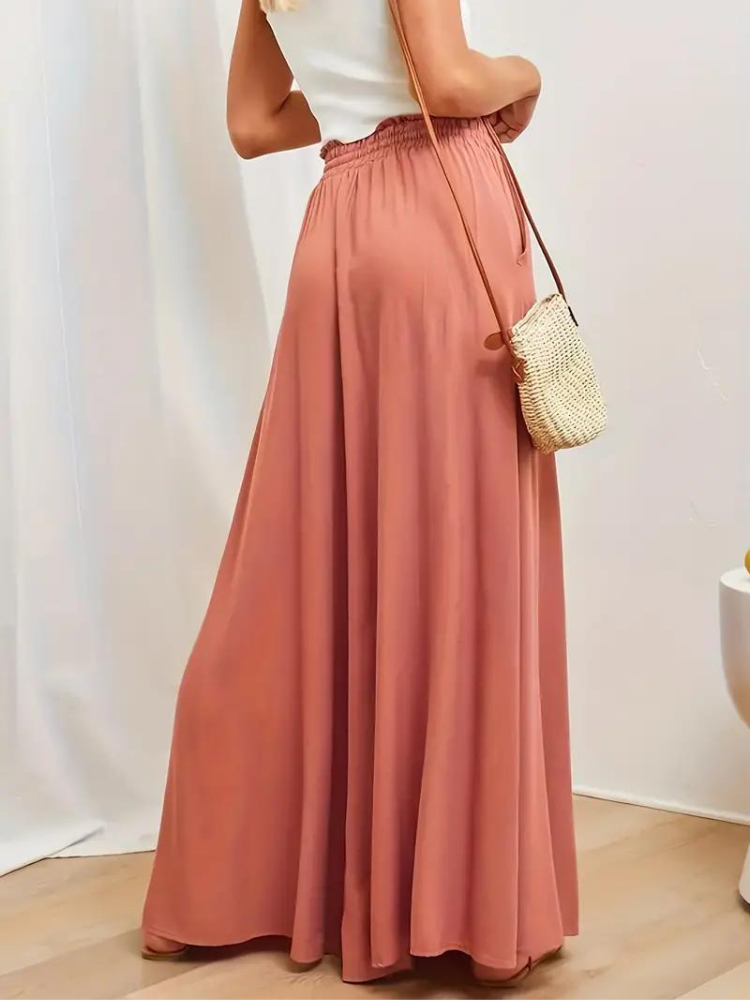 Stylowe i eleganckie damskie spodnie z wysokim stanem dla modnego wyglądu