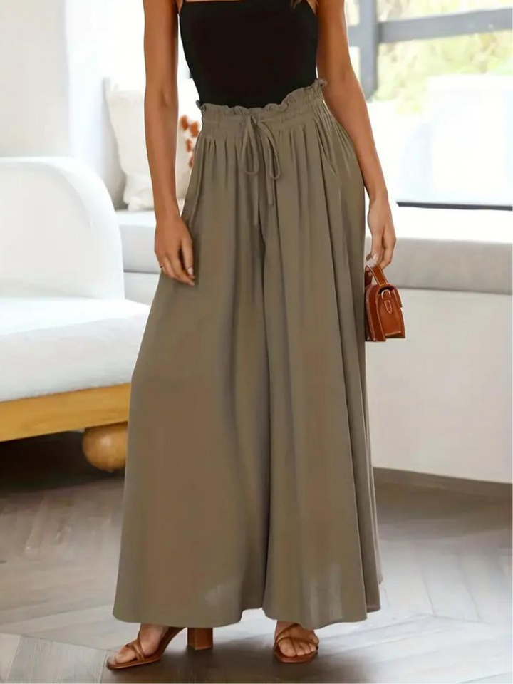 Stylowe i eleganckie damskie spodnie z wysokim stanem dla modnego wyglądu