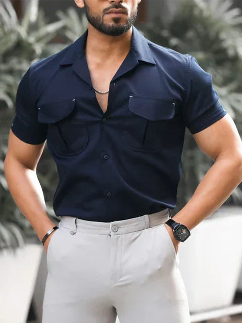 Stilvolles Herrenhemd aus hochwertiger Baumwolle - Ideal für den eleganten Alltag