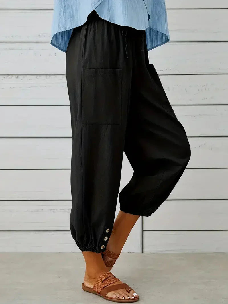 Modne letnie spodnie damskie zapewniające komfort i stylowy wygląd na gorące dni