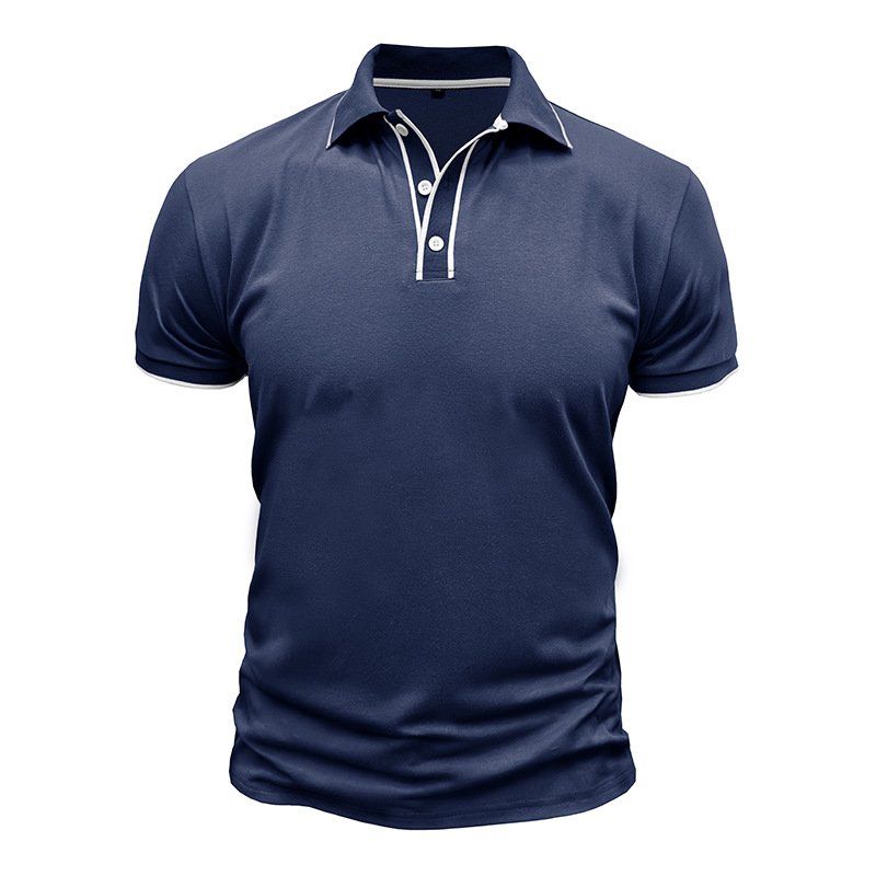 Modisches Kurzarm-Poloshirt für Herren für einen eleganten und modischen Look
