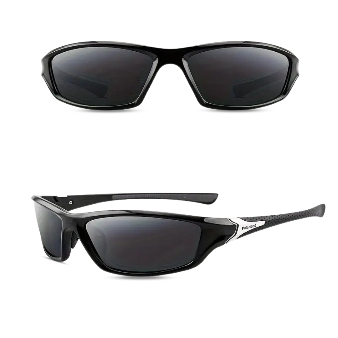 Stylische Sport-Sonnenbrille mit polarisierten Gläsern - ideal für aktive Outdoor-Aktivitäten