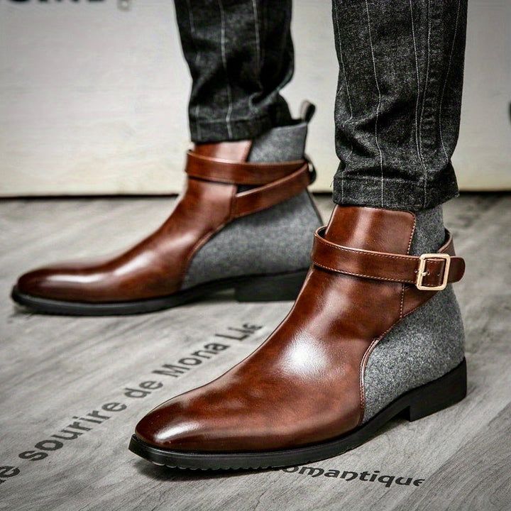 Elegante, handgefertigte Herrenschuhe aus luxuriösem Leder