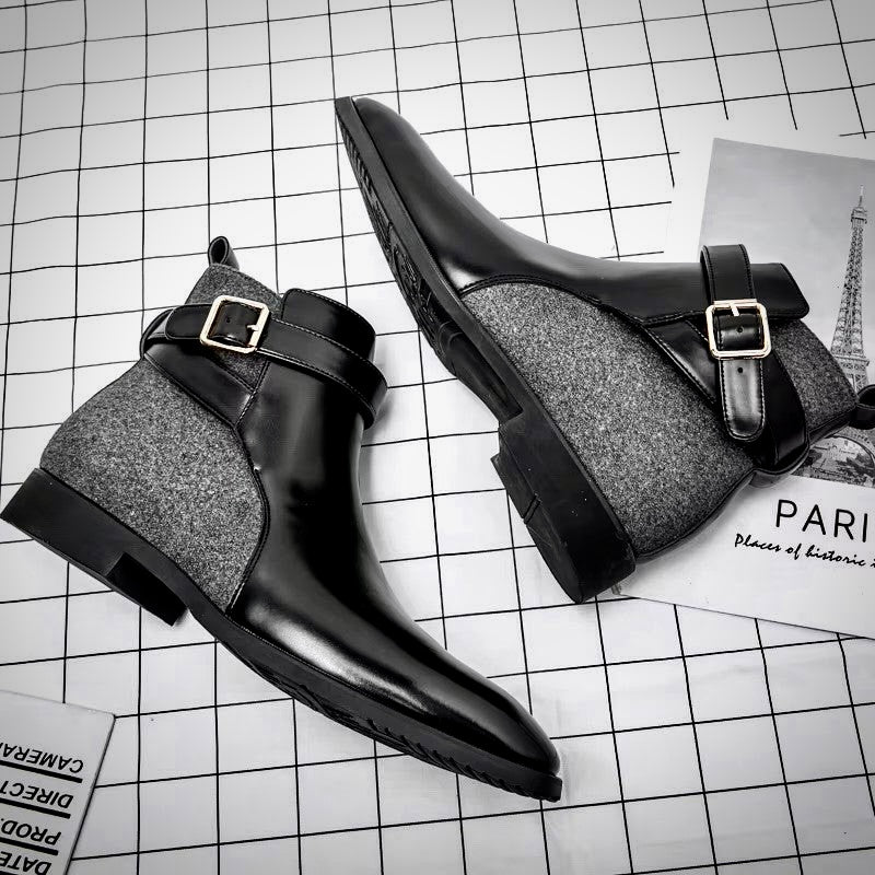 Elegante, handgefertigte Herrenschuhe aus luxuriösem Leder