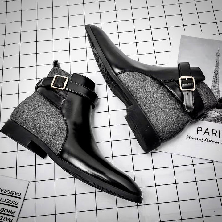 Elegante, handgefertigte Herrenschuhe aus luxuriösem Leder