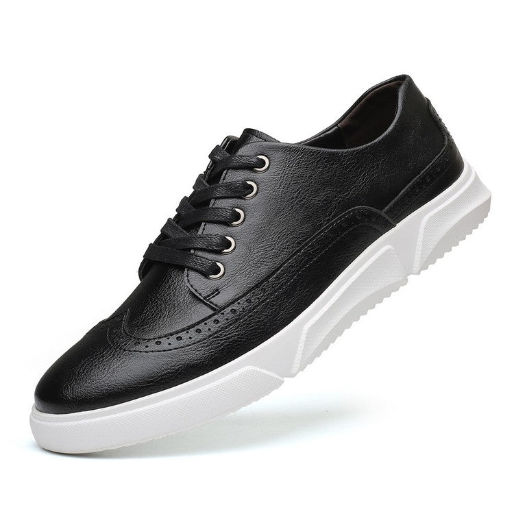 Elegante Herren-Sportschuhe aus Leder - ideal für elegante Freizeitkleidung