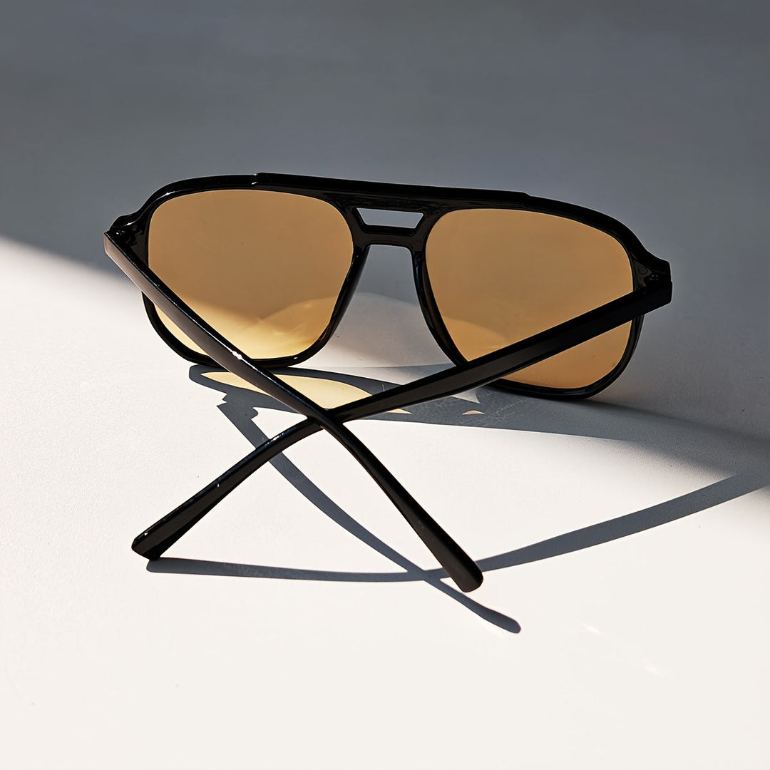 Marilla | Gebruikte übergroße Retro-Pilotenzonnebril für einen stijlvolle en veelzijdige Look