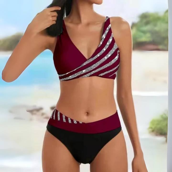 Genevieve | Maillot de bain tendance colour block pour un été stylé