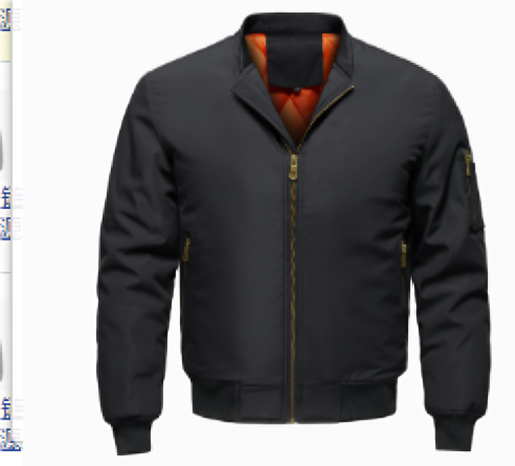 Ekskluzywna męska bomberka z zamkiem błyskawicznym – gwarancja maksymalnego komfortu termicznego