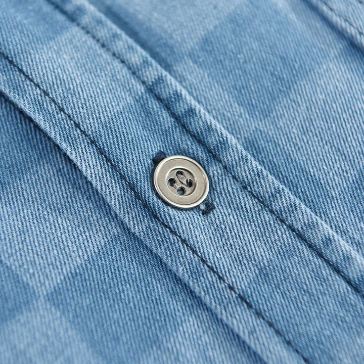 Stilvolles Herrenhemd mit Knopfleiste - die perfekte Wahl für elegante Anlässe