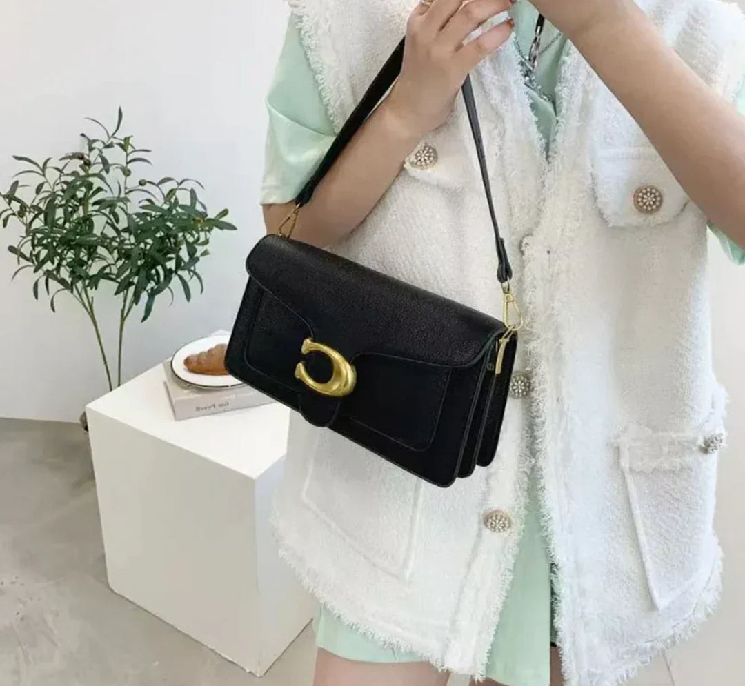 Kiera | Luxe Elegante Lederen Schoudertas voor een Stijlvol en Zelfverzekerd Verschijnen